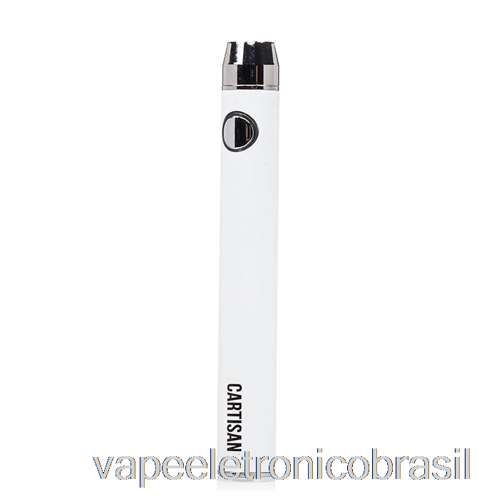 Vape Eletrônico Cartisan Button Vv 900 Dual Charge 510 Bateria [micro] Branca